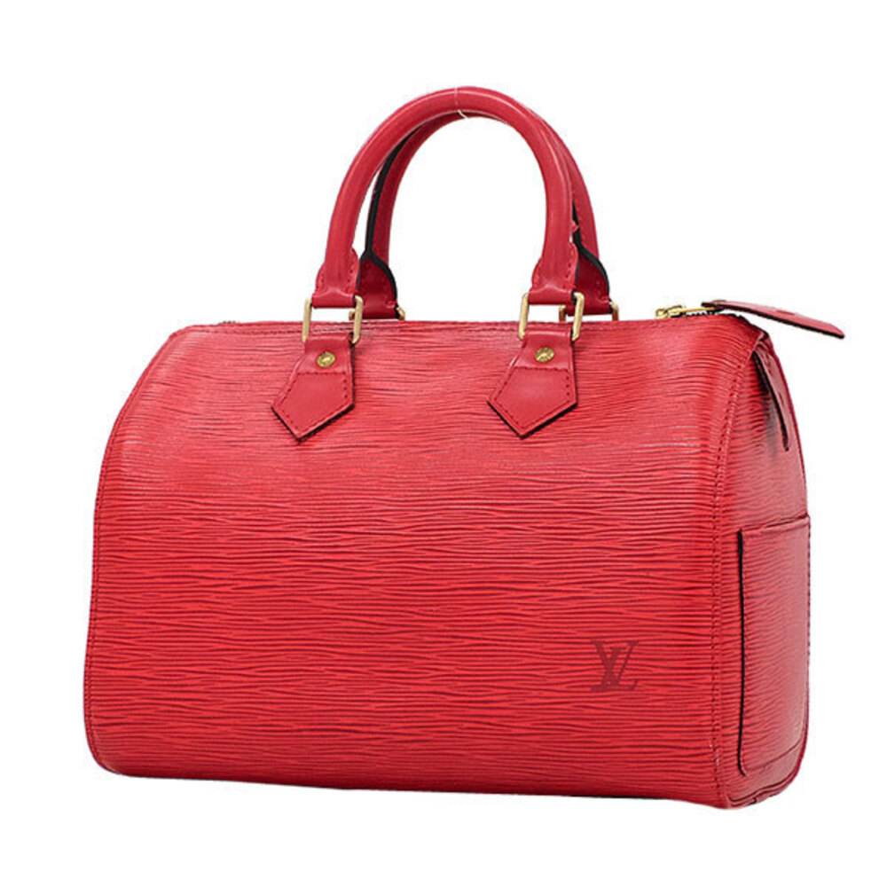 Louis Vuitton Epi Speedy Rouge Red Boston Bag Handbag LV 2825 1